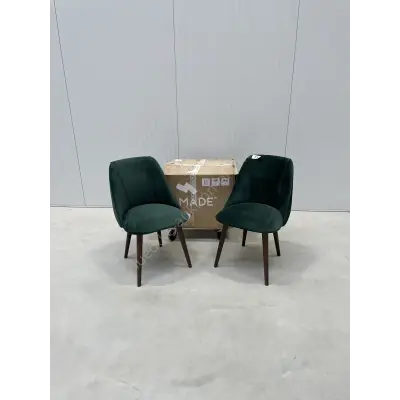 3 Made Lule Dining Chairs Samt Grün – kavel bij Luedtke Versteigerungen, Bernau (bei Berlin)