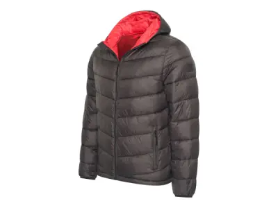 Cappuccino Italia Hooded Puffer Jacket Zwart - XXL – kavel bij XL Auctions
