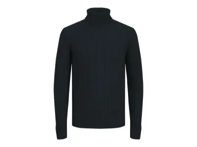 Jack & Jones Craig Knit Roll Neck Sky Captain - XXL – kavel bij XL Auctions