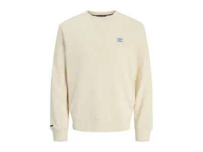 Jack & Jones Furore Backprint Sweat Crew Neck Antique White - S – kavel bij XL Auctions