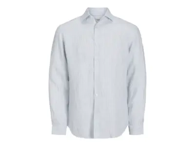 Jack & Jones Parker Linen Stripe Overhemd Skyway - XL – kavel bij XL Auctions