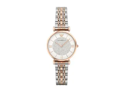 Emporio Armani | Luxueus Dameshorloge Kristallen Pavé – kavel bij XL Auctions