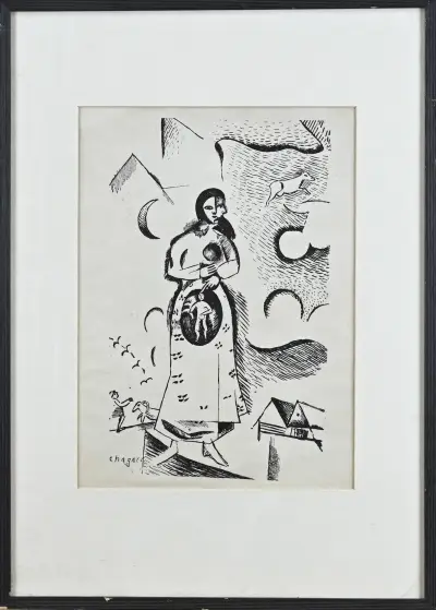 Marc Chagall, La Maternité – kavel bij Twents Veilinghuis