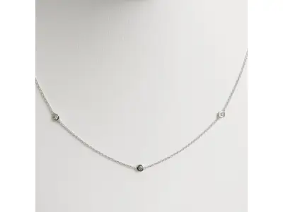 0.28ct Diamond Necklace – kavel bij XL Auctions