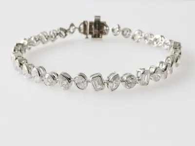 6.52ct Lab Grown Diamond Bracelet – kavel bij XL Auctions
