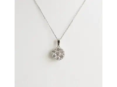 2.04ct Diamond Necklace with Pendant – kavel bij XL Auctions