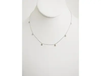 0.19ct Tanzanite and Diamond Necklace – kavel bij XL Auctions