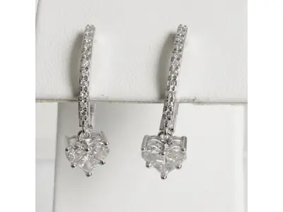 1.00ct Diamond Earrings – kavel bij XL Auctions