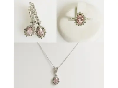 1.79ct Tourmaline and Diamond Set – kavel bij XL Auctions