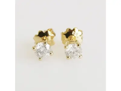 0.86ct Diamond Earrings – kavel bij XL Auctions