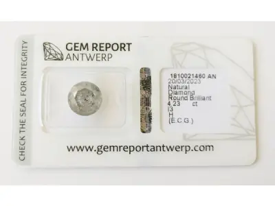 Round 4.23ct – kavel bij XL Auctions