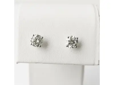 1.43ct Lab Grown Diamond Earrings – kavel bij XL Auctions