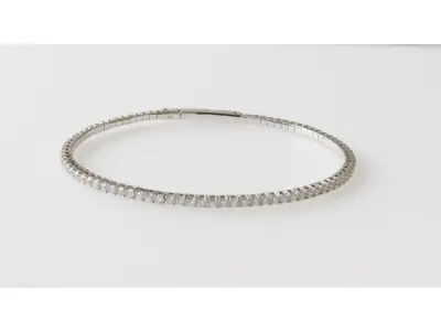 2.26ct Lab Grown Diamond Bangle – kavel bij XL Auctions
