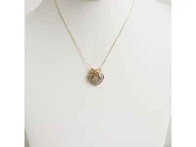 0.88ct Diamond Necklace with Pendant – kavel bij XL Auctions