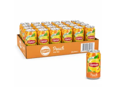 2x tray Lipton ice tea Peach – kavel bij XL Auctions