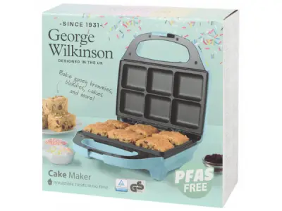 George Wilkinson cake/browniemaker 750w Blauw – kavel bij XL Auctions