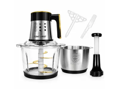 200 W 3-in-1 dubbele keukenmachine/eierklopper - 3 L + 3 L – kavel bij XL Auctions