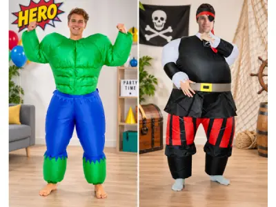 2x Kostuum Piraat Onesize 2xKostuum Hulk Groen Onesize – kavel bij XL Auctions