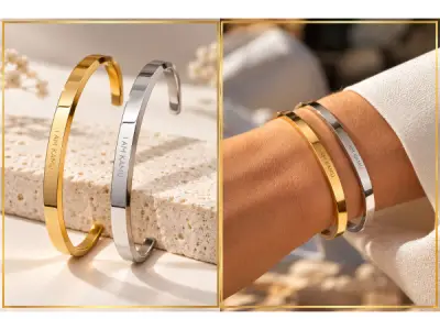 IAMKAMU Horizon Armband goud en zilver – kavel bij XL Auctions