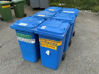 Waste container (6x) – kavel bij Dome Auctions, Neuss