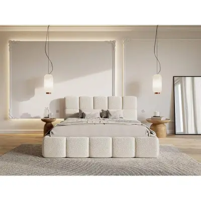 Bedframe Chloe bouclé 180 x 200 cm | NADUVI Collection – kavel bij GSD Auctions, Zoeterwoude