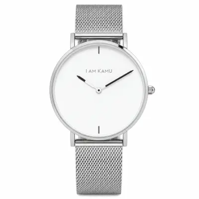 IAMKAMU - Lucia White - Horloge - Wit - Zilver - RVS – kavel bij GSD Auctions, Zoeterwoude