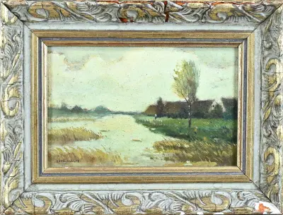 Henk Muller, Landschap – kavel bij Twents Veilinghuis
