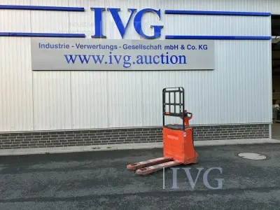E-Gabelhubwagen LINDE T 16 – kavel bij IVG, Neede