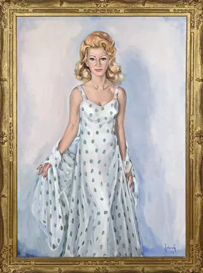 Onduid. gesign., Impressionistisch dames portret – kavel bij Twents Veilinghuis
