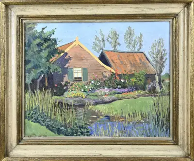 A.C. Wijnstroom, Boerderij in de zomer – kavel bij Twents Veilinghuis