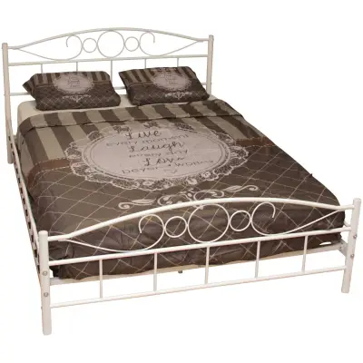 Tweepersoonsbed Marionne 140x200 – kavel bij Openbare Verkopen, Beveren-Leie
