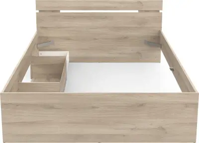 Bed Micheline 140 x 200 cm-Kronberg eik – kavel bij Openbare Verkopen, Beveren-Leie