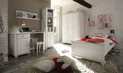 Eenpersoonsbed Laurel 90x200 - wit – kavel bij Openbare Verkopen, Beveren-Leie