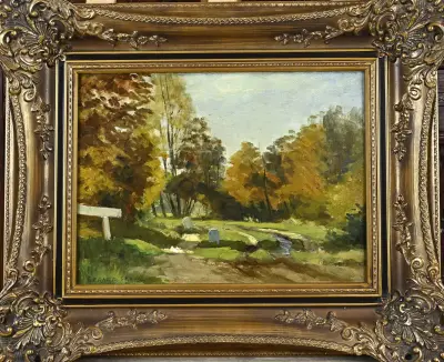 Gerard Krol, Twents landschap – kavel bij Twents Veilinghuis