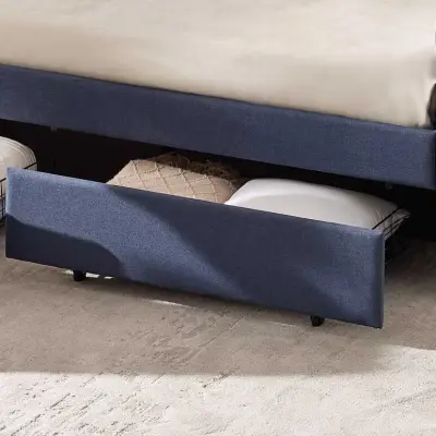 Kajuitbed Spector - 90 x 200 cm - Met opberglades - Blauw – kavel bij Openbare Verkopen, Beveren-Leie