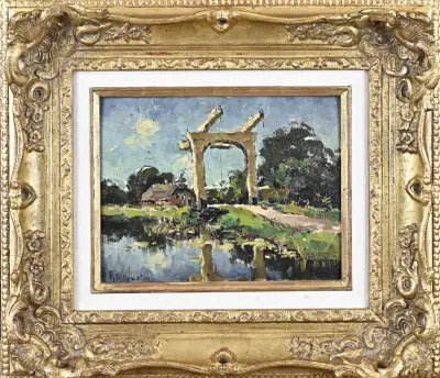 A.C. Rosemeier, Weissenbruch brug – kavel bij Twents Veilinghuis