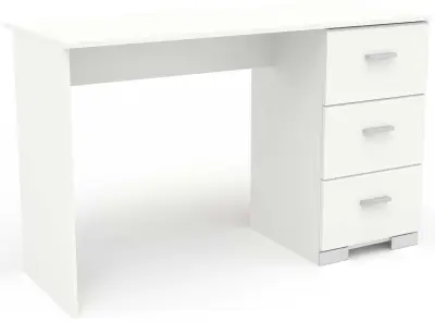 Bureau Galaxy 120cm - wit – kavel bij Openbare Verkopen, Beveren-Leie