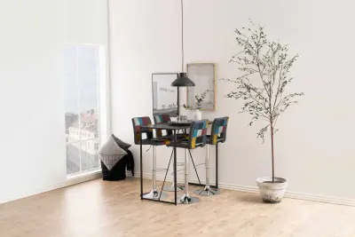 Bartafel Dover 120x60cm - zwart – kavel bij Openbare Verkopen, Beveren-Leie