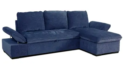 Hoekzetel Candy - met opbergruimte - blauw – kavel bij Openbare Verkopen, Beveren-Leie