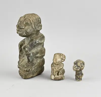 3x Sapi figuur, Siera Leone – kavel bij Twents Veilinghuis