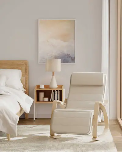 Relaxfauteuil Jackson | 55 x 80 x 91 cm | Beige – kavel bij Openbare Verkopen, Beveren-Leie
