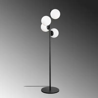 Faze Staande lamp | METALEN BEHUIZING | Zwart – kavel bij Openbare Verkopen, Beveren-Leie