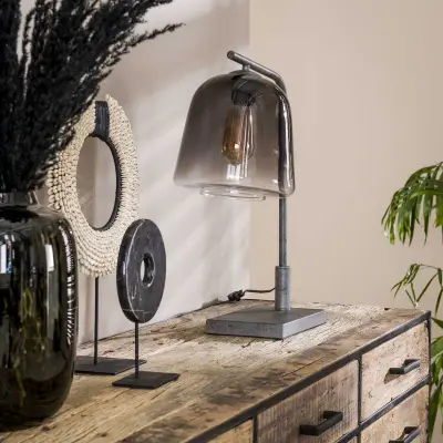 Tafellamp Grace - oud zilver – kavel bij Openbare Verkopen, Beveren-Leie