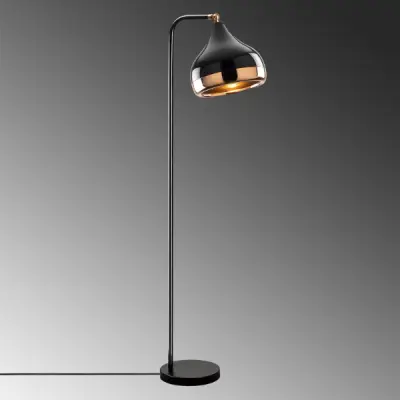 YÄ±ldo Staande lamp | METALEN BEHUIZING | Zwart, koper – kavel bij Openbare Verkopen, Beveren-Leie