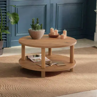 Salontafel Roby - 100% Melamine in Atlantisch Grenen – kavel bij Openbare Verkopen, Beveren-Leie