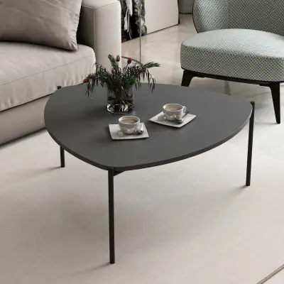 Lenny Salontafel | 100% MELAMINE | Antraciet – kavel bij Openbare Verkopen, Beveren-Leie
