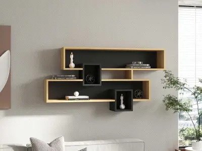 Karen Wandplank | 100% MELAMINE | Saffier Antraciet – kavel bij Openbare Verkopen, Beveren-Leie