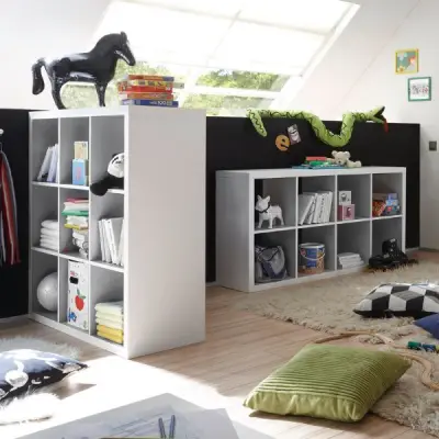 Open boekenkast Style | 77 x 38 x 147 cm | Wit – kavel bij Openbare Verkopen, Beveren-Leie