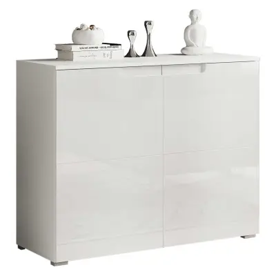 Commode Peso 2 deuren - wit – kavel bij Openbare Verkopen, Beveren-Leie