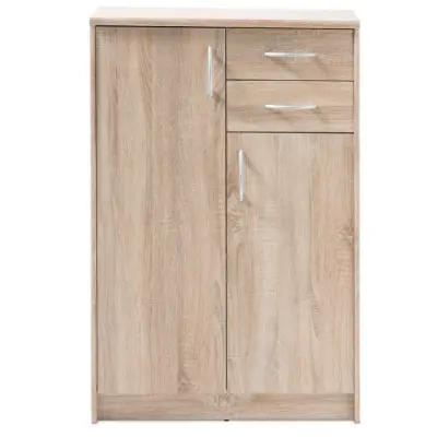 Commode Ultima 74cm met 2 deuren & 2 lades - sonoma eik – kavel bij Openbare Verkopen, Beveren-Leie